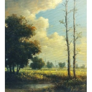 Zulfiqar Ali Zulfi, 11 x 13 Inch, Oil on Canvas, Landscape Painting-AC-ZUZ-088